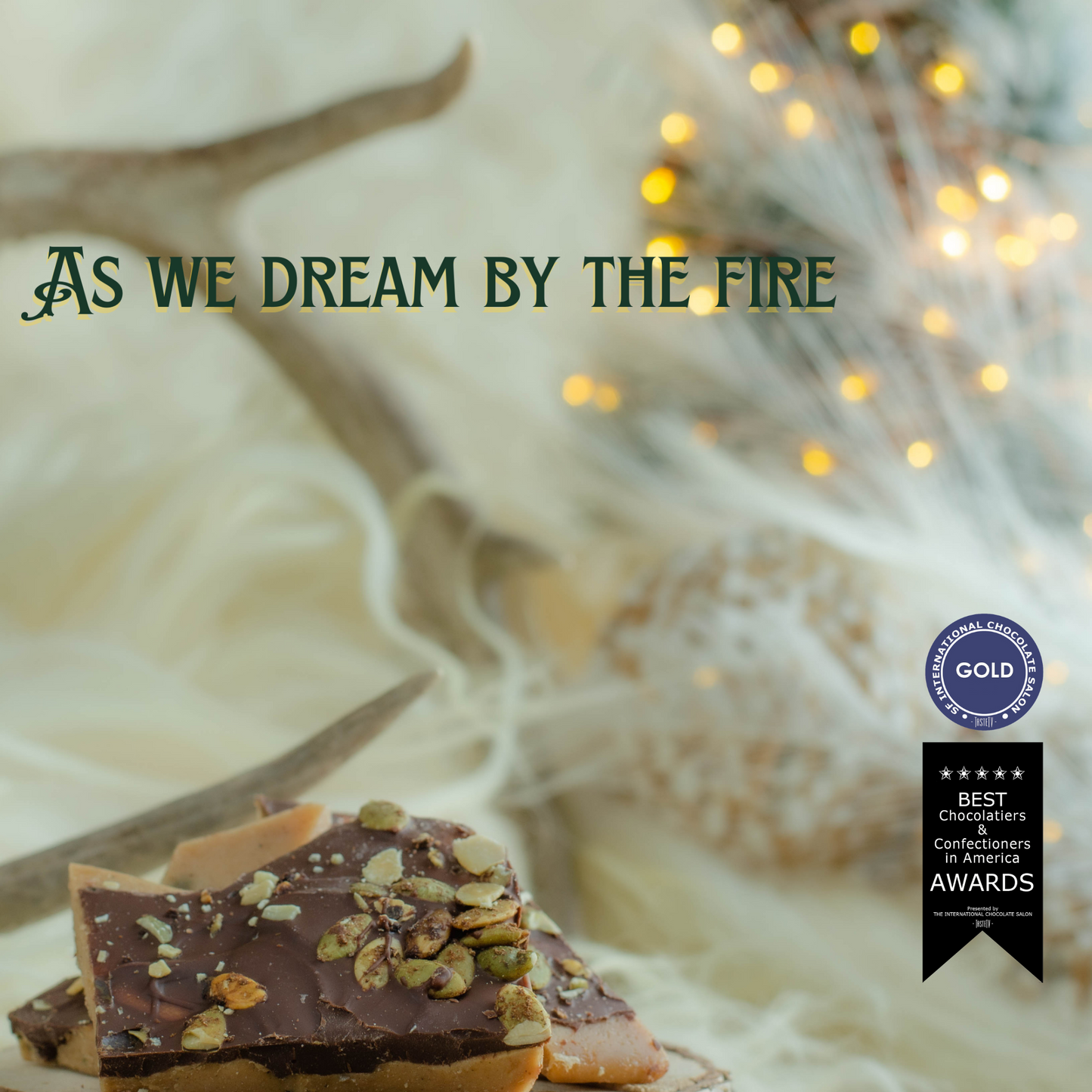 Bushwacker Toffee - Semi-sweet Chocolate, Pumpkin Pie Spiced Pepitas & Fresh Sage English Toffee