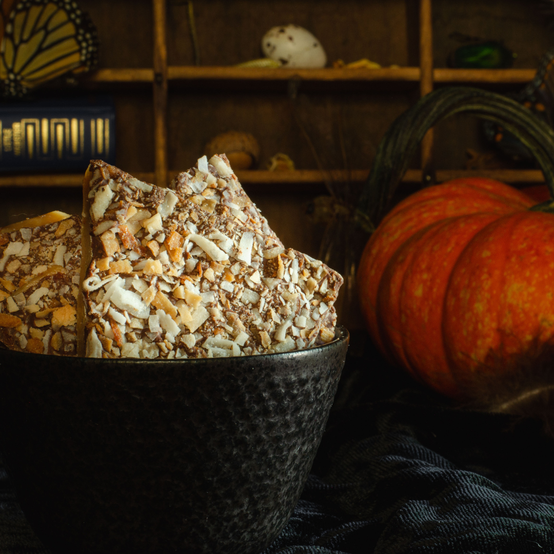 Fresh Stables Toffee - Chocolate and Toasted coconut English Toffee