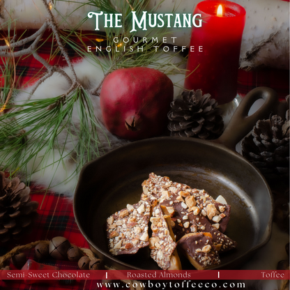 The Mustang Toffee - Classic English Toffee with Almonds