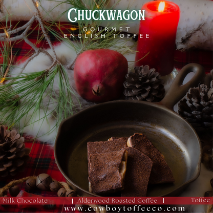 Chuckwagon Toffee - Alderwood Roasted Coffee & Hickory Smoked Sea Salt English Toffee