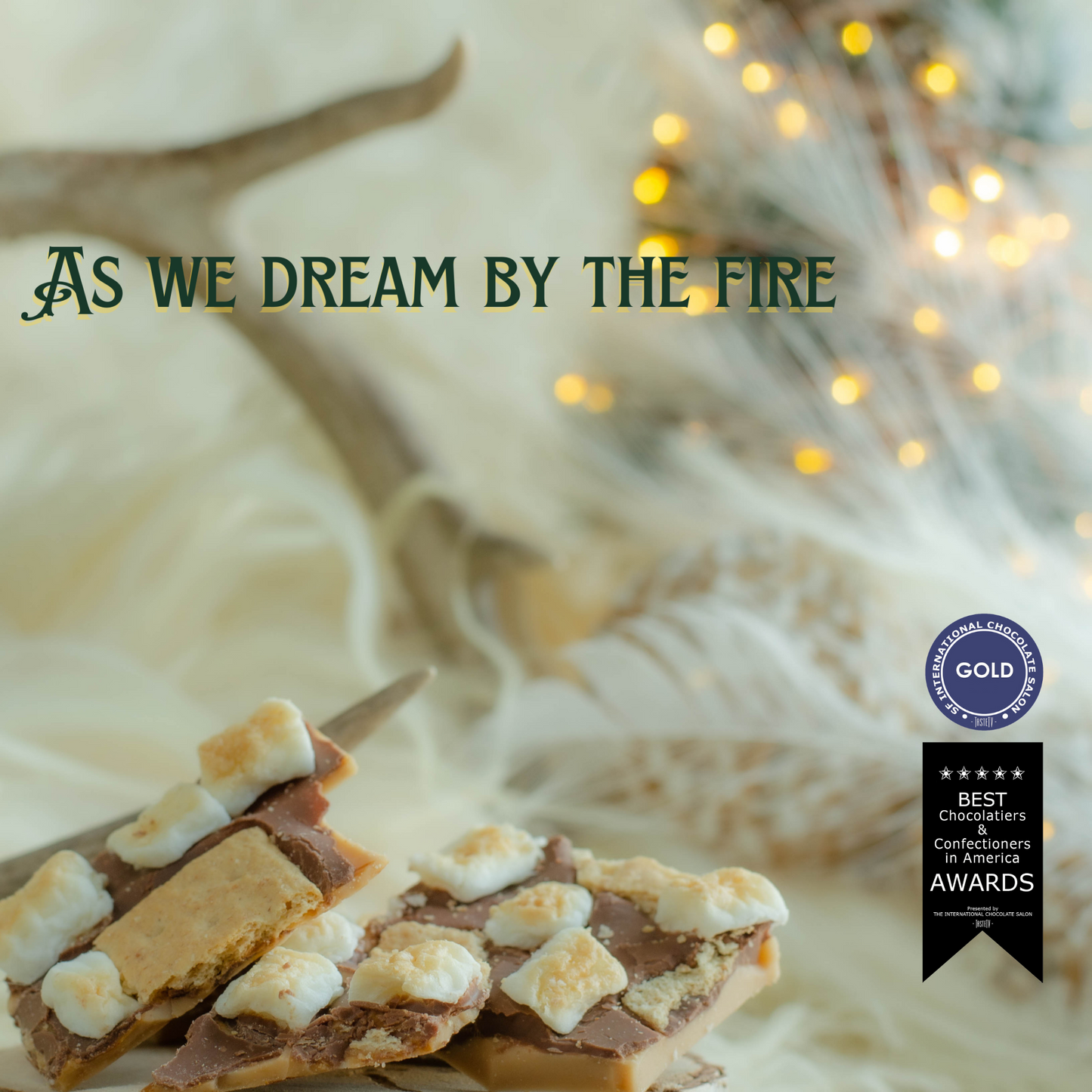 So Much Mores Toffee - Graham Crackers  & Toasted Marshmallows English Toffee