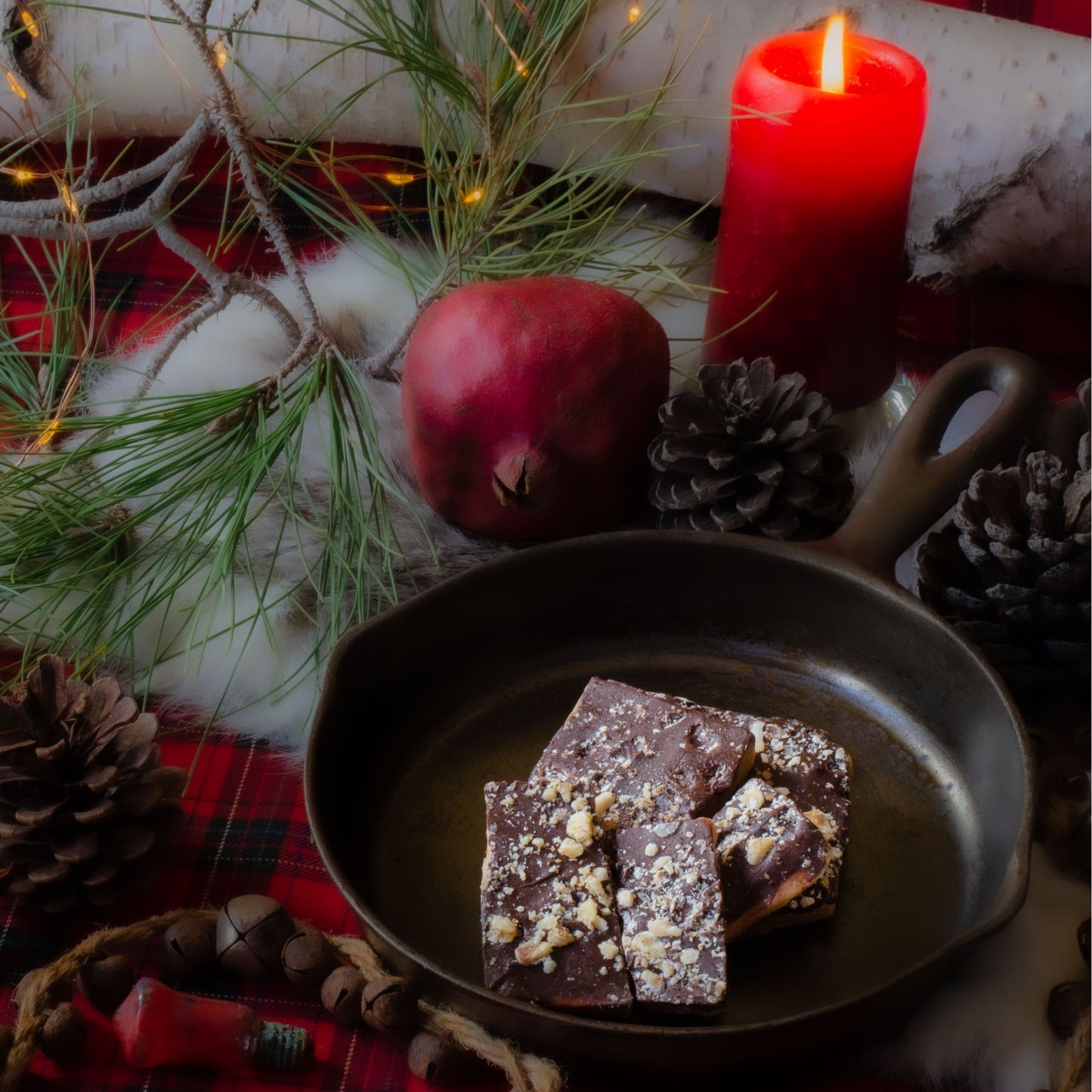 The Legend Toffee - Dark chocolate & Walnut English Toffee